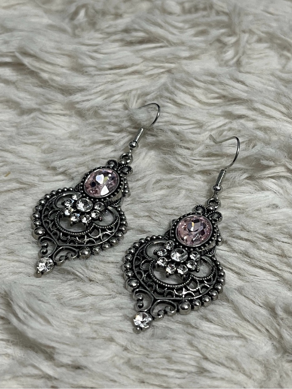 Castle Chateau Paparazzi Earrings - Picture 2 of 3